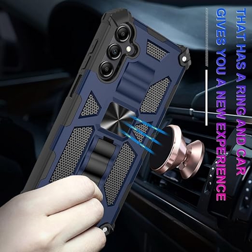 Удароустойчив калъф Kickstand Armor за Samsung Galaxy A17, Син