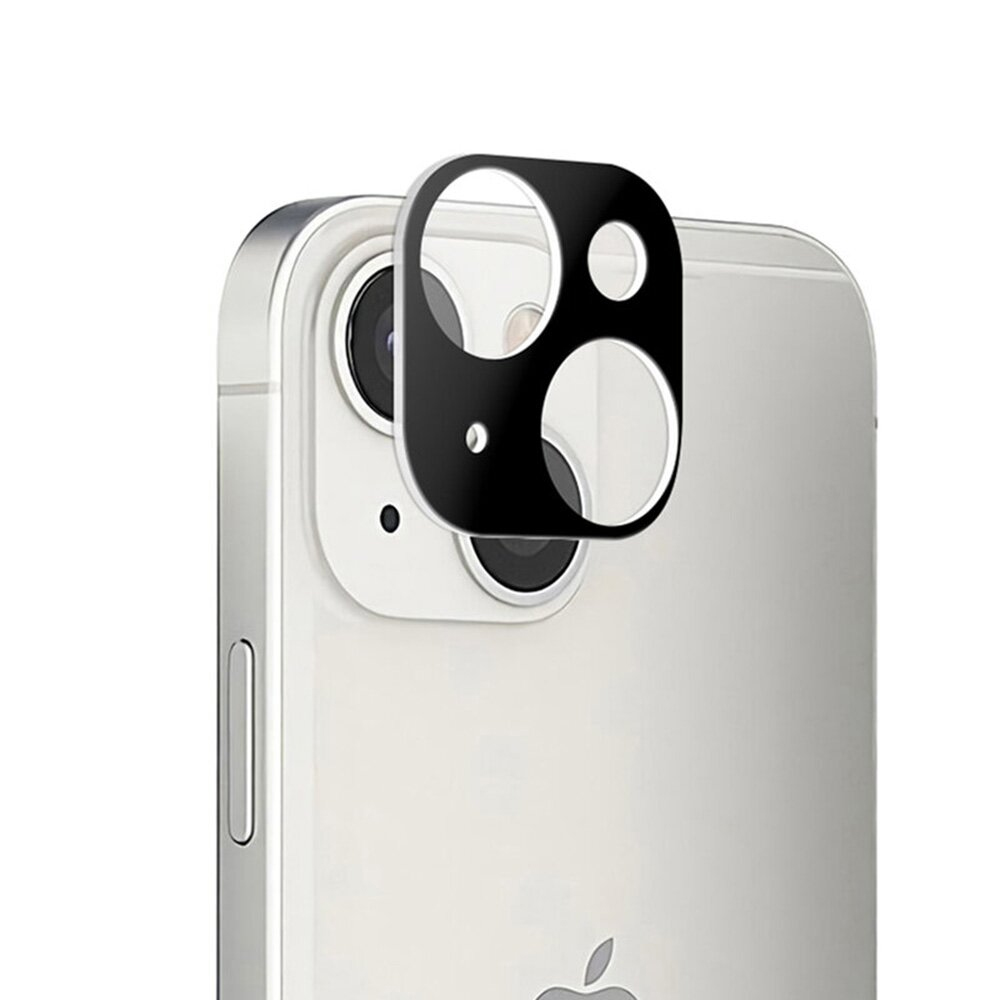 Стъклен Протектор за камера 3D за iPhone 13 / iPhone 13 mini, черен