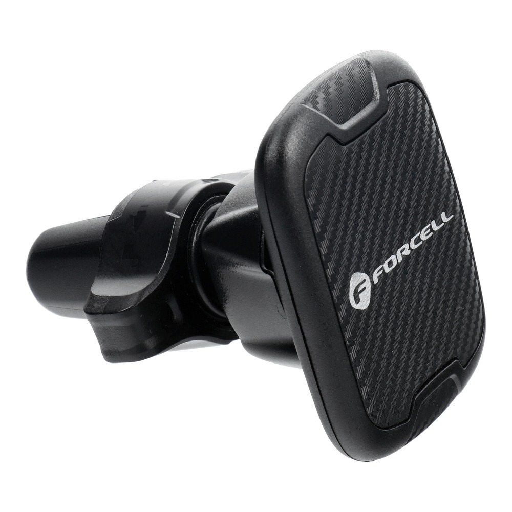 Магнитна Поставка за кола FORCELL F-Grip Carbon H-CT325, за въздуховода, черен