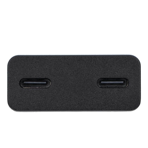 Зарядно 220V Blue Star Slim GaN, 2x USB-C, QC4.0, PD, 3A, 30W, TFK-SC-30WCC, черен