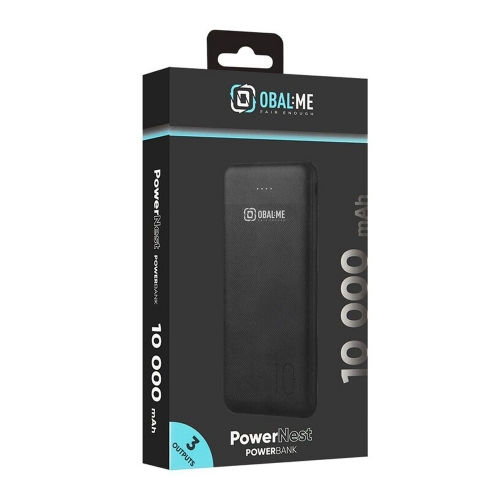 Външна батерия OBAL-ME PowerNest 10000mAh, черен