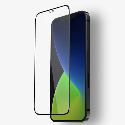 Стъклен протектор 6D Pro Full Glue за iPhone 12 / 12 Pro, черен