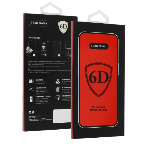 Стъклен протектор 6D Pro Full Glue за iPhone 12 / 12 Pro, черен