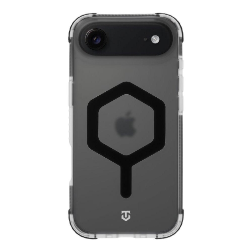 Удароустойчив калъф Tactical MagForce Hexagon за iPhone 17 Air, черен - прозрачен