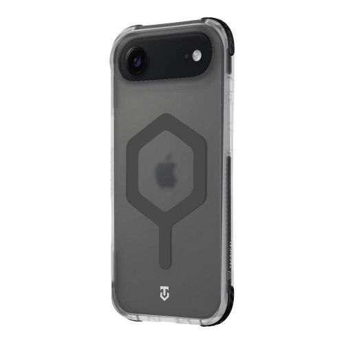 Удароустойчив калъф Tactical MagForce Hexagon за iPhone 17 Air, черен - прозрачен