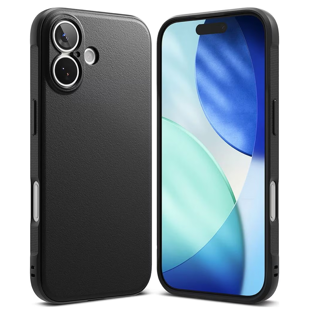 Силиконов калъф Ringke Onyx за iPhone 17, черен