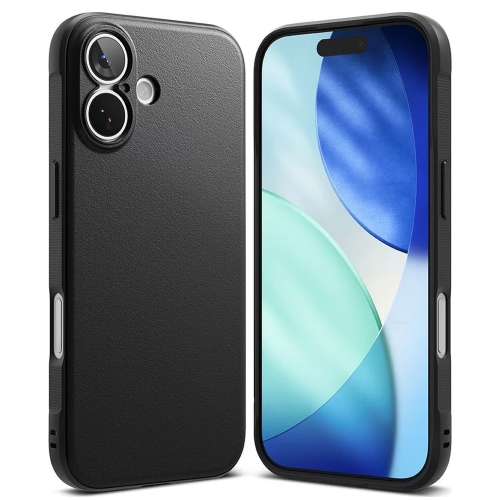 Силиконов калъф Ringke Onyx за iPhone 17, черен