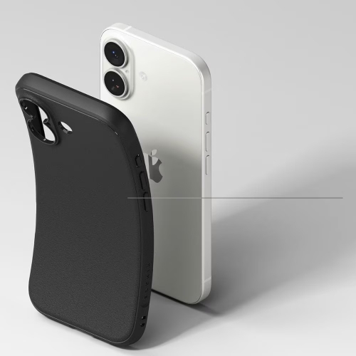 Силиконов калъф Ringke Onyx за iPhone 17, черен