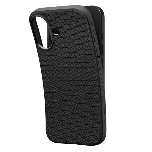 Силиконов калъф Spigen Liquid Air за iPhone 17, черен