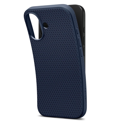 Силиконов калъф Spigen Liquid Air за iPhone 17, тъмно син