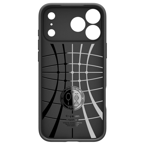 Силиконов калъф Spigen Liquid Air за iPhone 17 Pro, черен