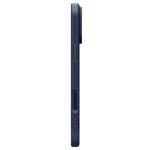 Силиконов калъф Spigen Liquid Air за iPhone 17 Pro Max, тъмно син