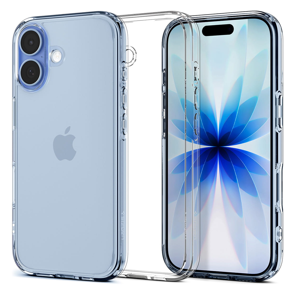 Удароустойчив калъф Spigen Ultra Hybrid за iPhone 17, прозрачен