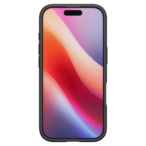 Удароустойчив калъф Spigen Ultra Hybrid за iPhone 17, черен-прозрачен