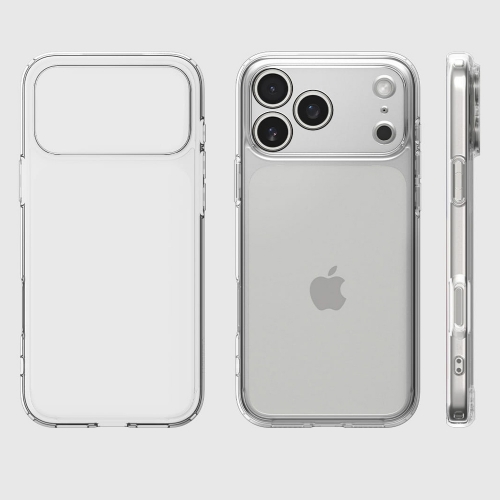Удароустойчив калъф Spigen Ultra Hybrid за iPhone 17 Pro, прозрачен