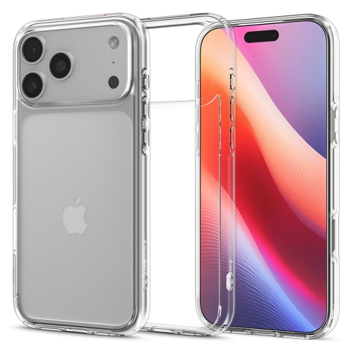 Удароустойчив калъф Spigen Ultra Hybrid за iPhone 17 Pro Max, прозрачен