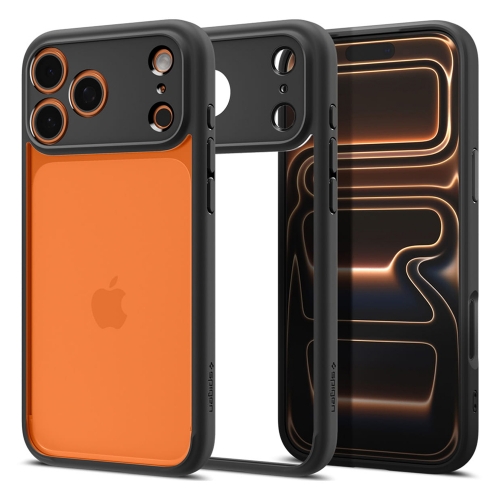 Удароустойчив калъф Spigen Ultra Hybrid за iPhone 17 Pro Max, черен
