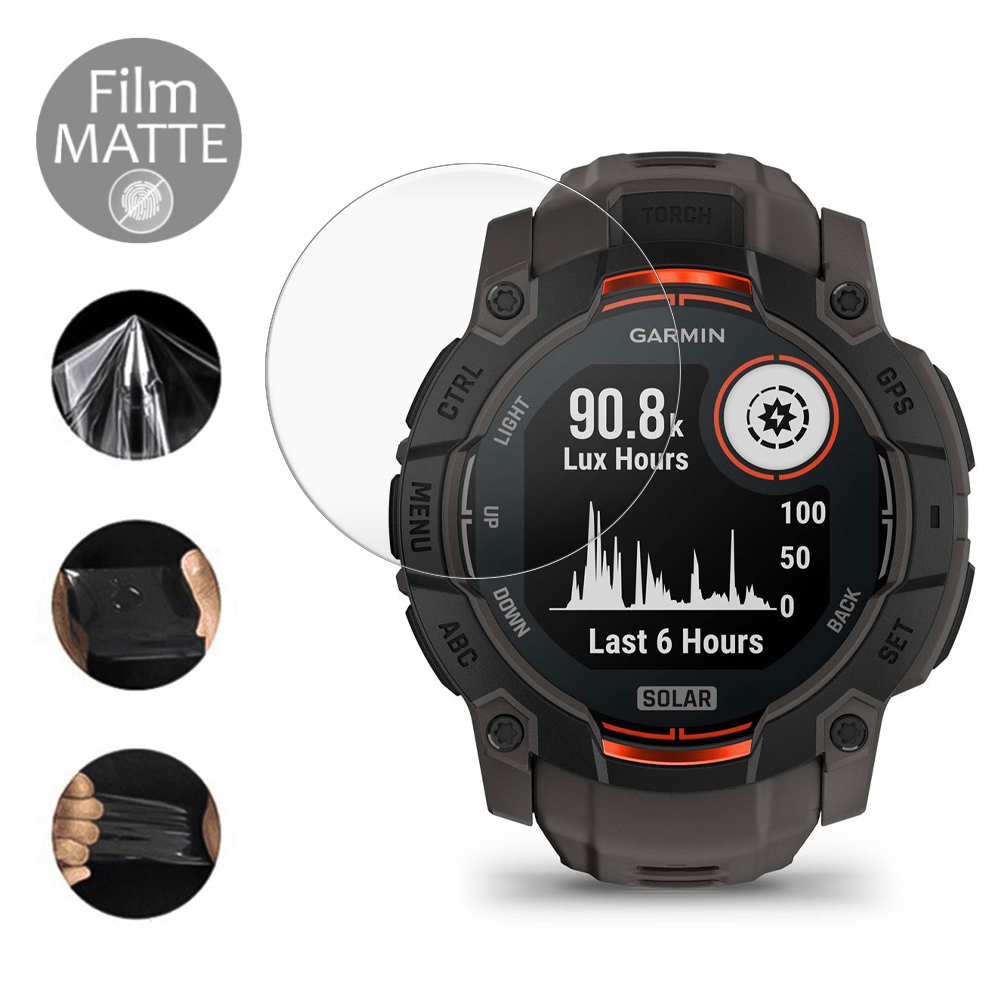 Хидрогел протектор за часовник MATTE за Garmin Instinct 3 Solar 50mm