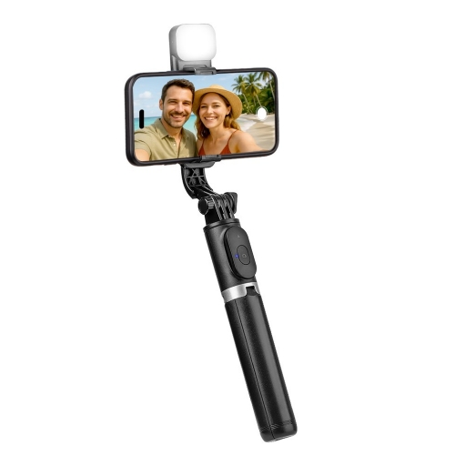 Селфи стик SelfiePod Glow Obal:Me, черен