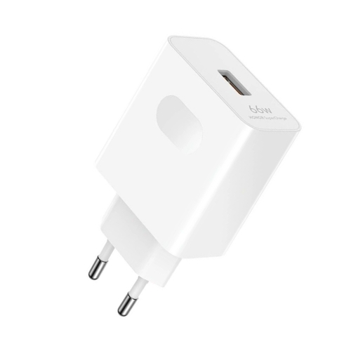 Мрежово зарядно Honor Travel Charger 66W с кабел USB-C, HN-110600E00, бял