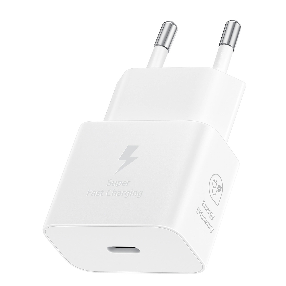 Зарядно устройство Samsung EP-T2510NBE USB-C, 25W, Бял