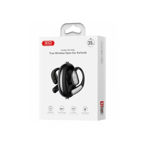 Безжични Слушалки TWS XO Bluetooth G36 OWS AI translator, Черен 