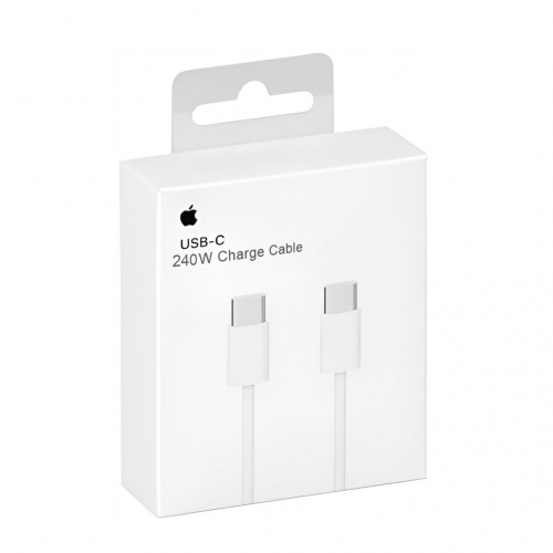 Кабел Apple Type-C към Type-C, 240W, myqt3zm/a, Data Cable, 2m, Бял