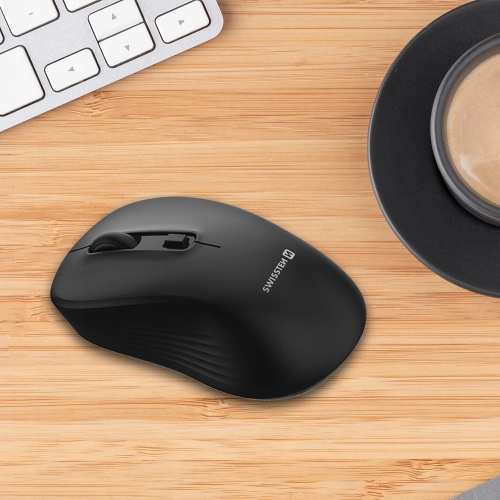 Безжична Мишка Swissten Wireless Ergo1, черен
