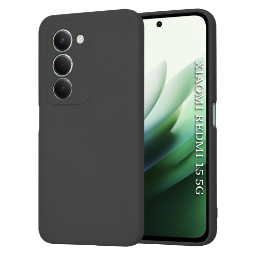 Калъф Techsuit SoftFlex за Xiaomi Redmi 15 4G / Redmi 15 5G, Черен