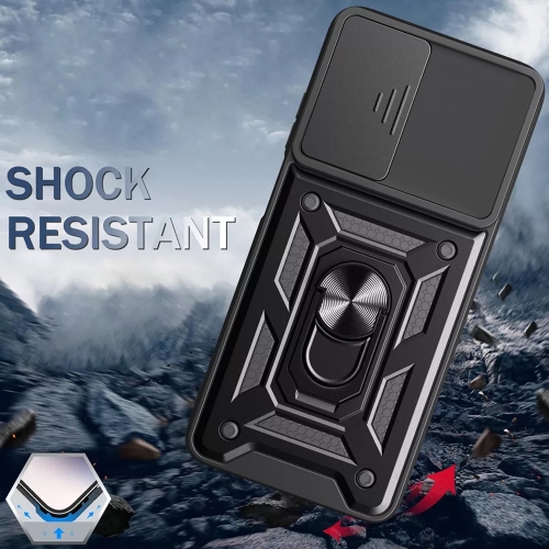 Удароустойчив калъф Techsuit CamShield за Xiaomi Redmi 15 4G / Redmi 15 5G, черен