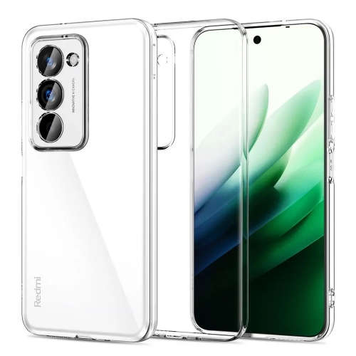 Силиконов калъф Techsuit Silicone за Xiaomi Redmi 15 4G / Redmi 15 5G, прозрачен