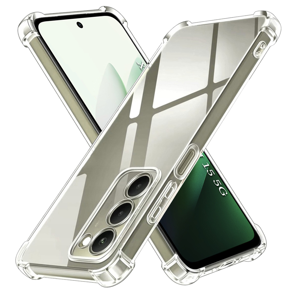 Силиконов калъф Techsuit Shockproof за Xiaomi Redmi 15 4G / Redmi 15 5G, Прозрачен