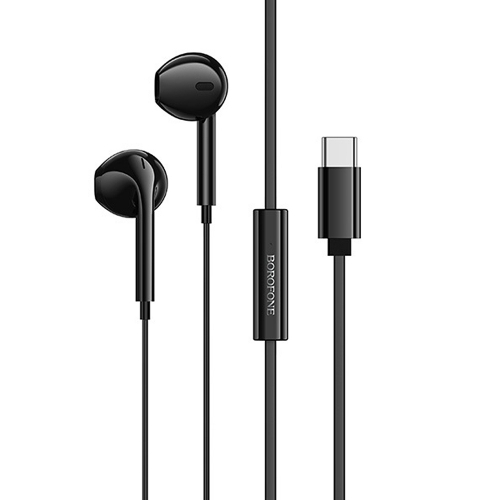 Слушалки Borofone Star BM99 Type-C, с микрофон,DAC Chip, черен