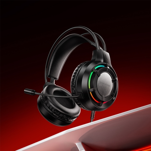 Геймърски слушалки с микрофон Borofone BO112 Wave Gaming, Черен