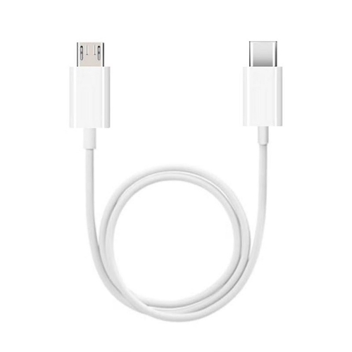 USB Кабел Blue Star C972 Type -C to Micro USB QC3.0 2,4A 18W 2m - White