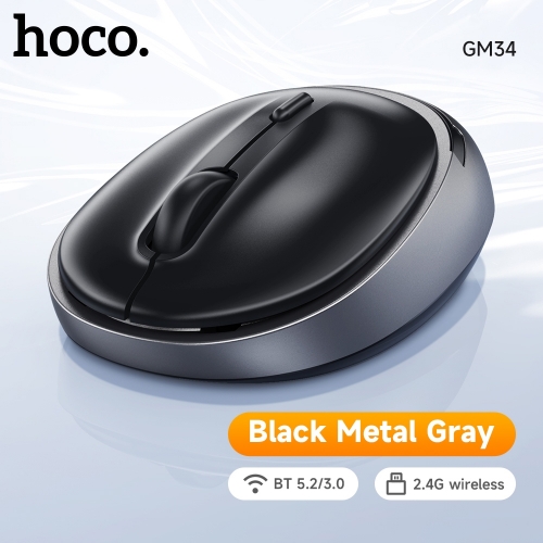 Безжична Мишка Hoco GM34 2,4G 1600 dpi, сив