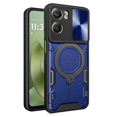 Удароустойчив калъф Techsuit Camguard pro за Motorola Moto G06, син