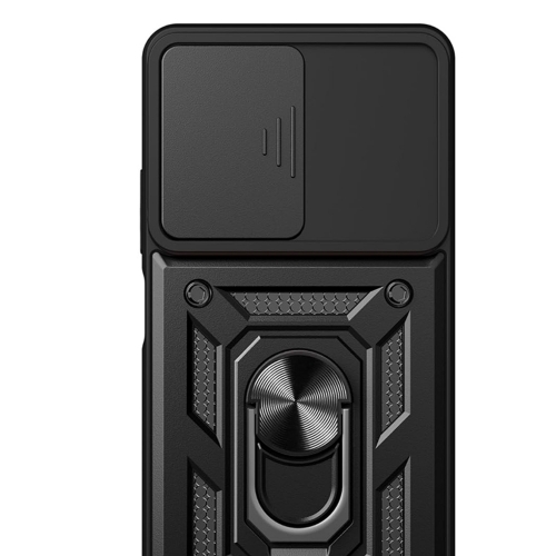 Удароустойчив калъф Techsuit CamShield за Motorola Moto G57 Power / G67 Power, черен