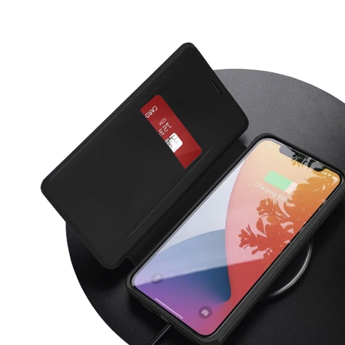 Калъф тефтер Techsuit Magskin за Huawei Pura 80 Pro, черен