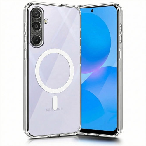 Силиконов калъф MagSF за Samsung Galaxy A37 5G, Прозрачен