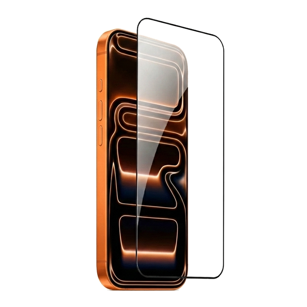 Стъклен Протектор OG Full Glue 5D за iPhone 17 Pro, Черен