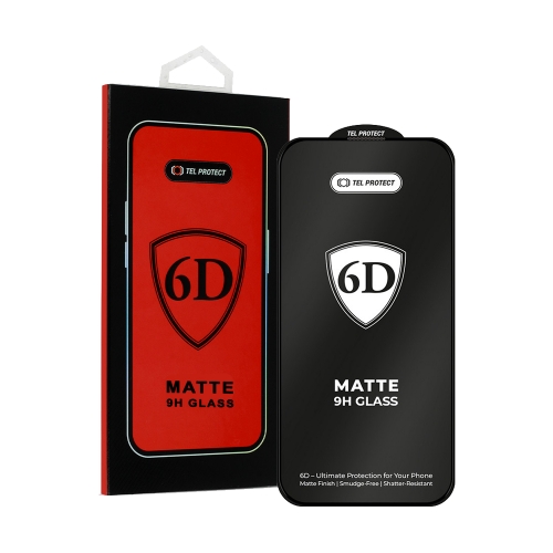 Стъклен протектор 6D Pro Full Glue Matte за Samsung Galaxy S24 Ultra, Черен