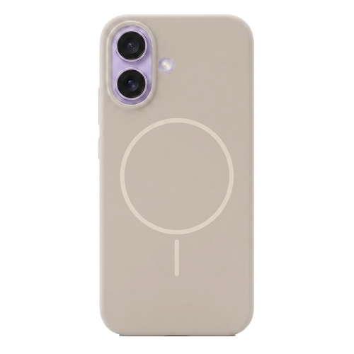 Удароустойчив калъф MagSF Slim Silicone за iPhone 17, Кафяв