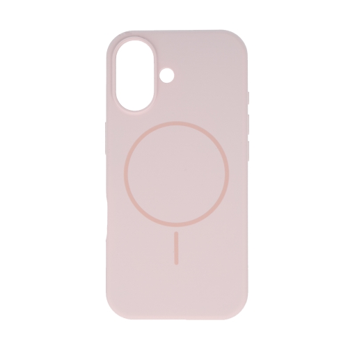 Удароустойчив калъф MagSF Slim Silicone за iPhone 17, Светло розов