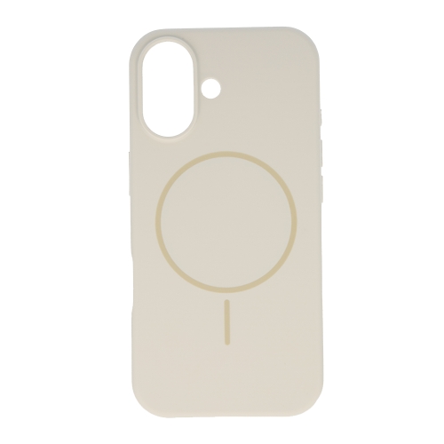 Удароустойчив калъф MagSF Slim Silicone за iPhone 17, Бежово