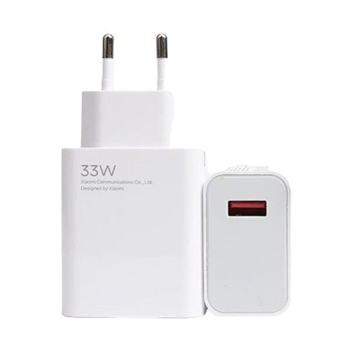 Зарядно устройство Xiaomi 33W Charging Combo Charger (Type-A), Бял