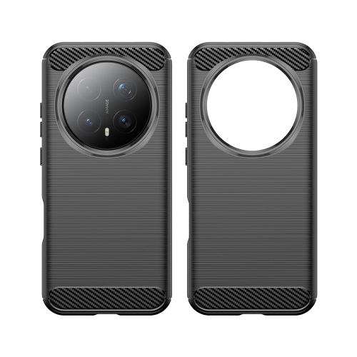 Силиконов Калъф Carbon Fibre Brushed за Honor Magic8 Pro 5G, Черен
