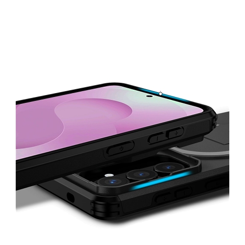 Калъф Magnetic Metal Kickstand Camera Slider за Samsung Galaxy S26 / S26 Pro, черен