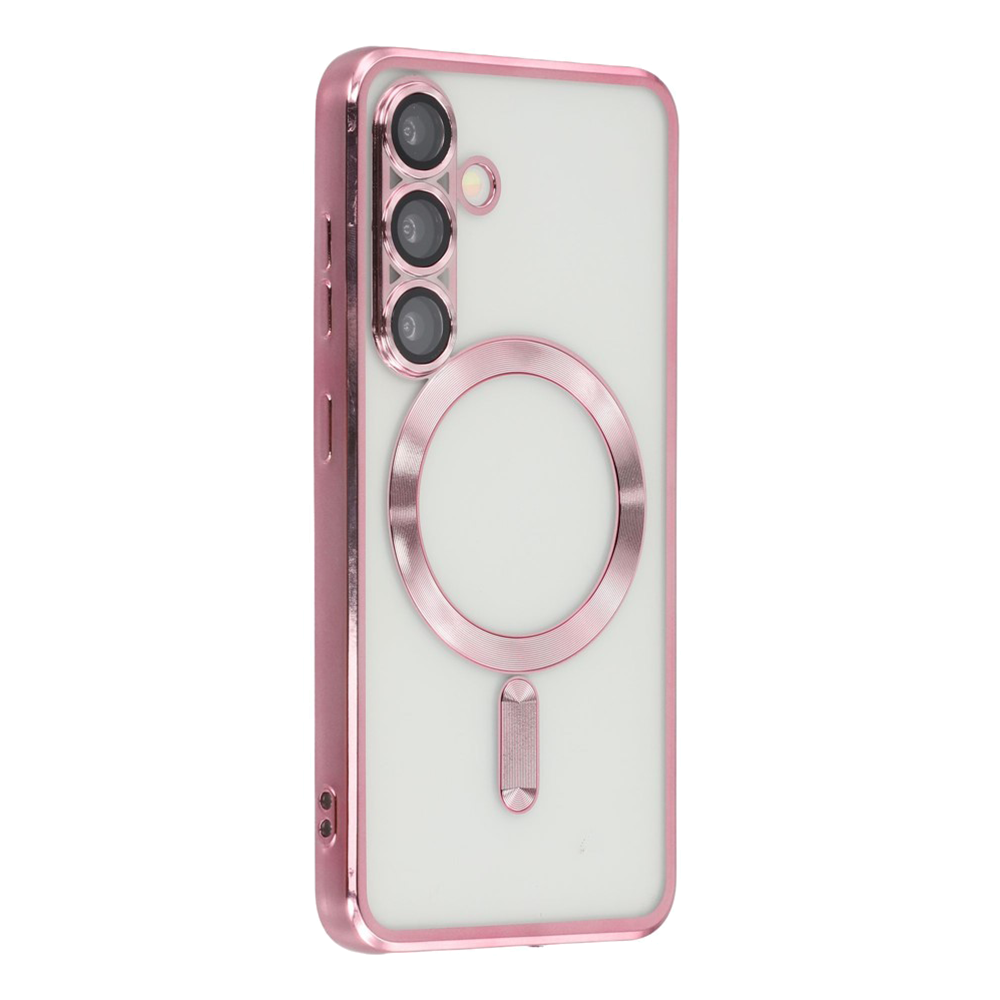 Силиконов калъф Luxury MagSF за Samsung Galaxy S26, Розов