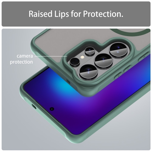 Удароустойчив калъф Magnetic Anti-Drop за Samsung Galaxy S26 Ultra, Зелен